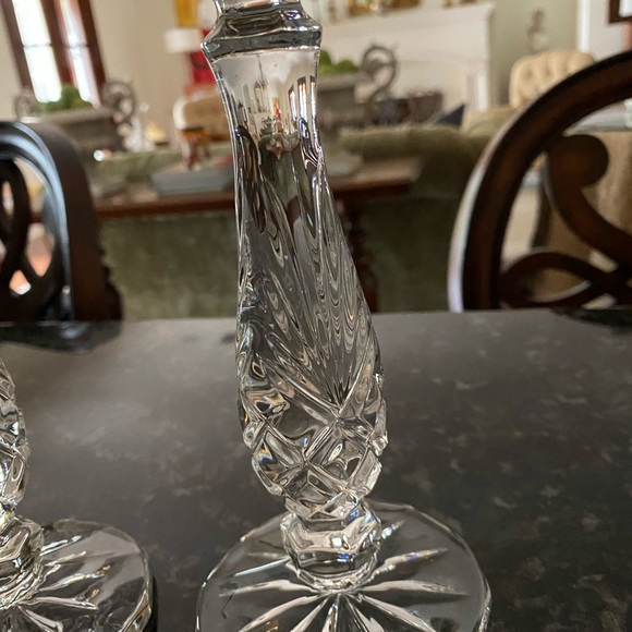 Crystal Candleholders - Picture 3 of 3